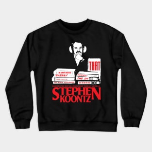 Stephen Koontz - White on Black Crewneck Sweatshirt